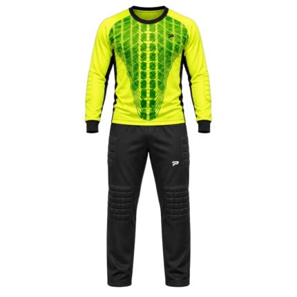 PROFIT Padded Goalkeeper Set - Neon Yellow-Black