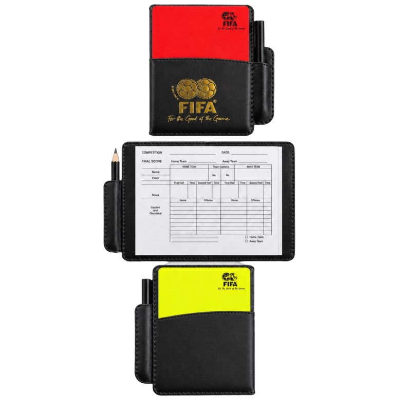 Football Referee Card Wallet Set