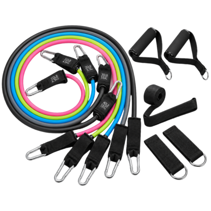 Resistance Tube Band Set with Handles and Ankle Straps