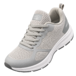 PROFIT Mesh Running Shoes - Cream/Grey