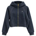PROFIT Women’s Cropped Hooded Zip Jacket - Slate Navy