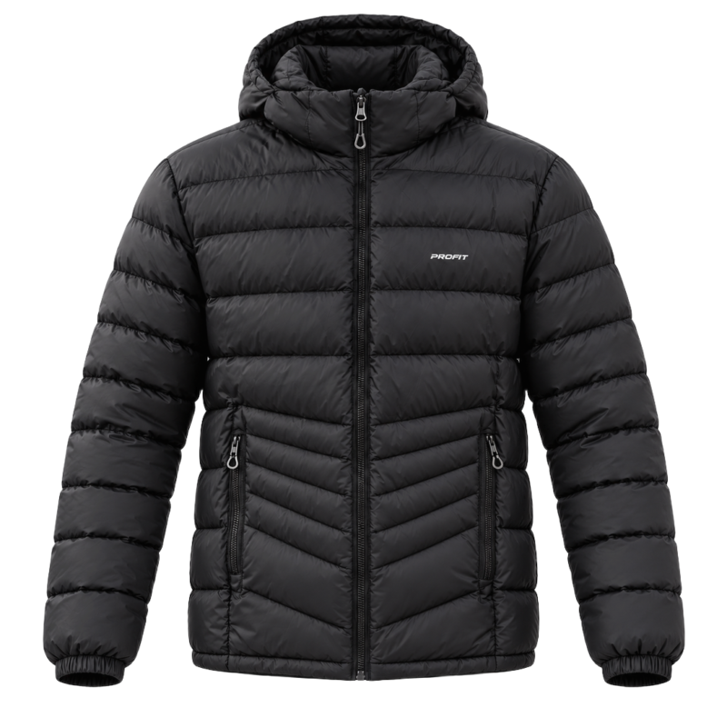 PROFIT Men’s Hooded Puffer Jacket - Slate Navy